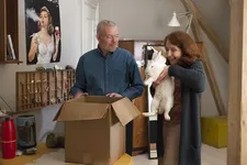 Kjeld (Søren Malling) with Vibeke (Bodil Jørgensen): "The rabbit was something I had from my own parents ..."